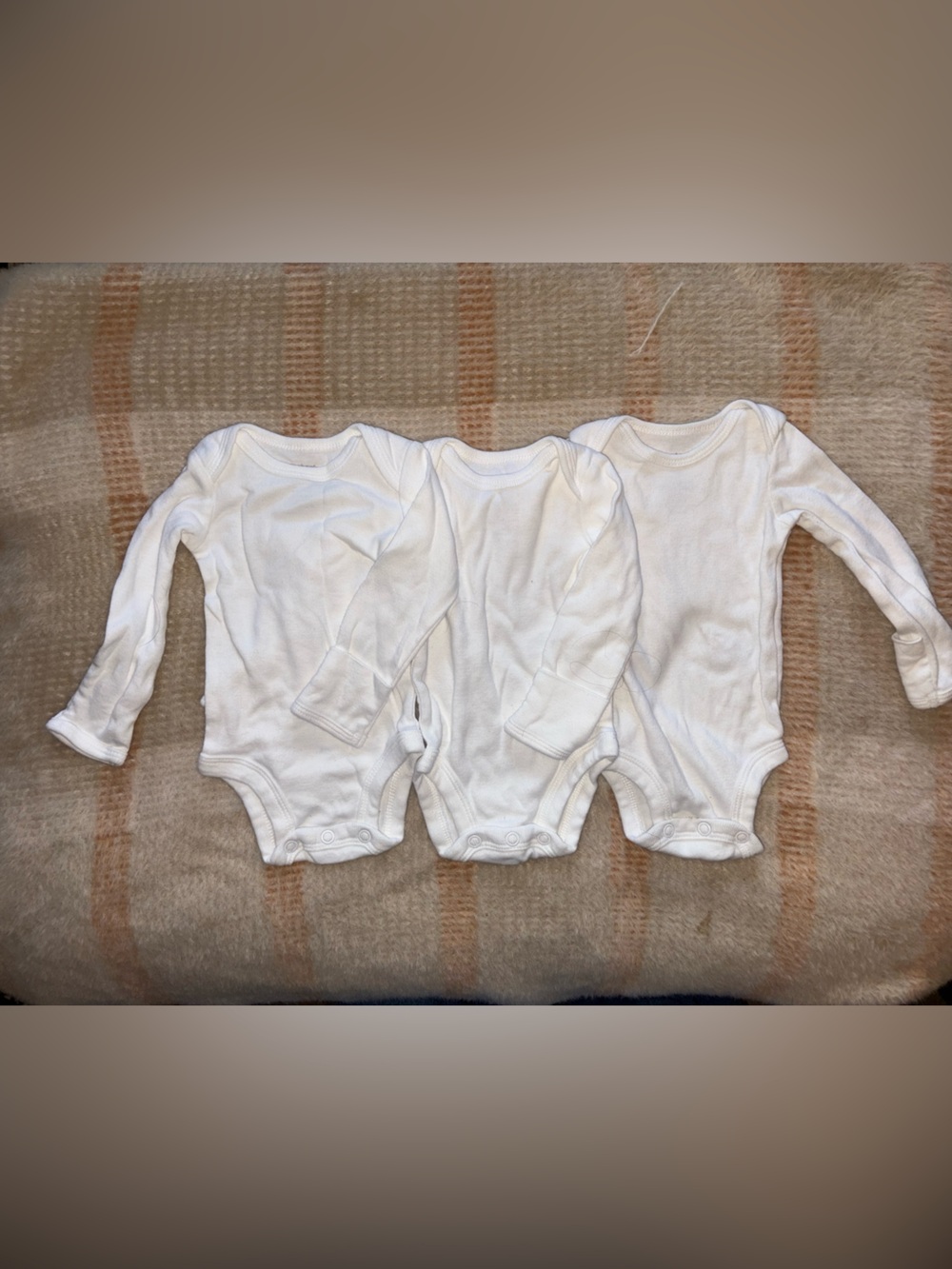 Newborn long sleeve onesies